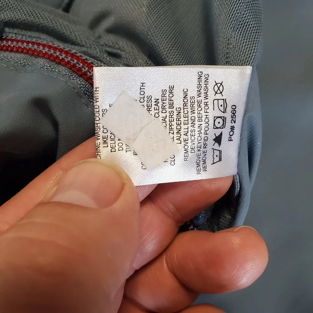 SCOTTeVEST Featherweight Vest Mens XL Blue Gray Multi-Pocket Travel Hiking TEC
